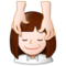 Woman Getting Massage emoji on Samsung